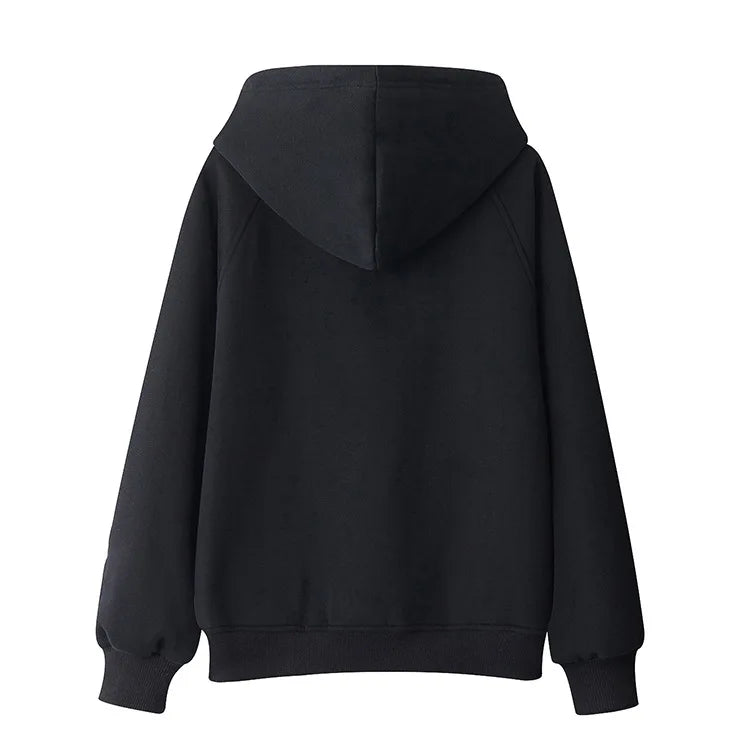 2025 Casual Hoodies Harajuku Loose Hoodie Knit Pullovers