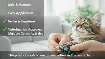 GlitterPaws™ Cat Nail Caps (100pcs)