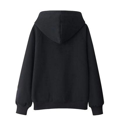 2025 Casual Hoodies Harajuku Loose Hoodie Knit Pullovers