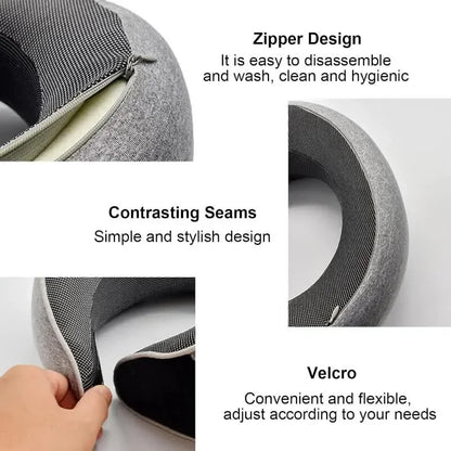 SnailFit™ U-Shape Memory Foam Travel Pillow