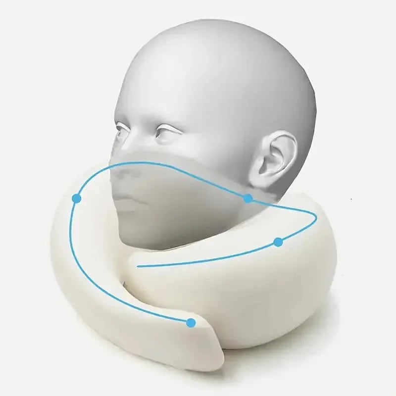 SnailFit™ U-Shape Memory Foam Travel Pillow