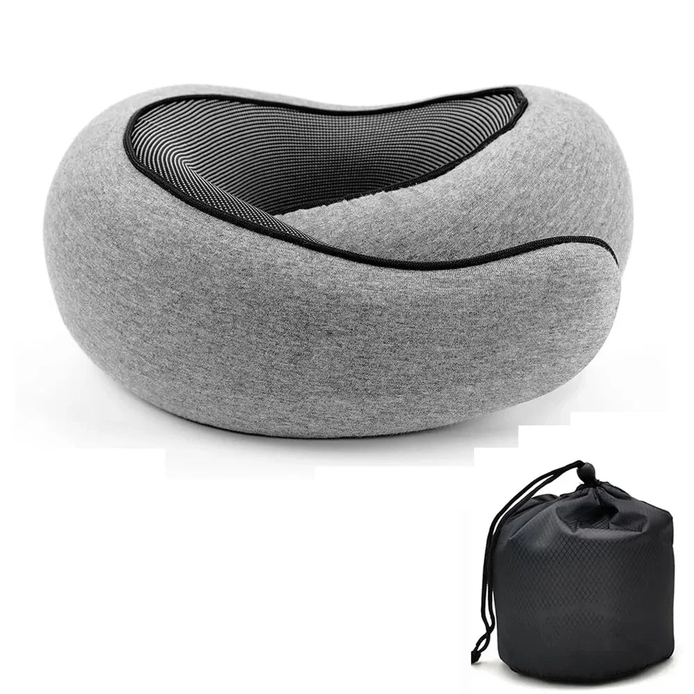 SnailFit™ U-Shape Memory Foam Travel Pillow
