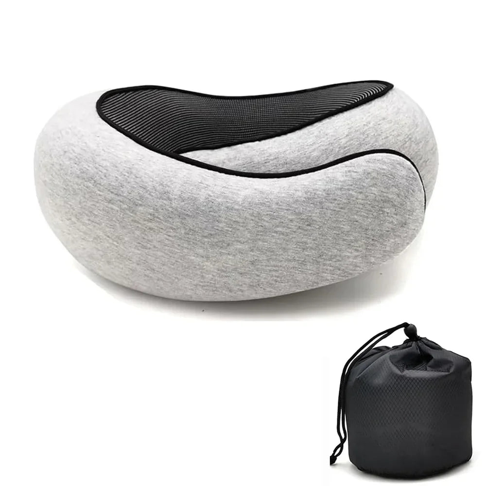 SnailFit™ U-Shape Memory Foam Travel Pillow