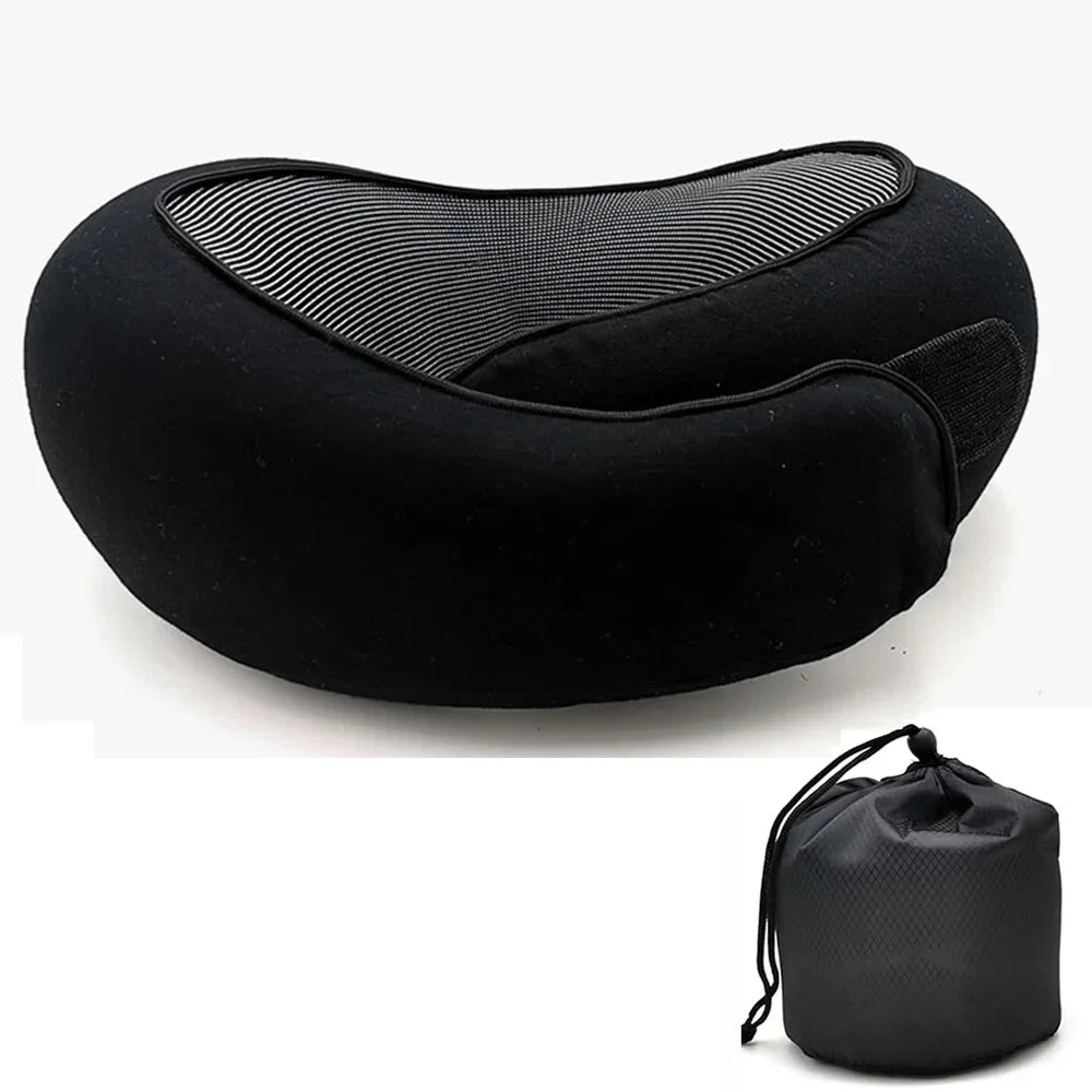 SnailFit™ U-Shape Memory Foam Travel Pillow