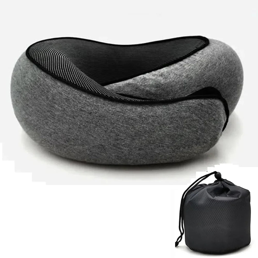 SnailFit™ U-Shape Memory Foam Travel Pillow