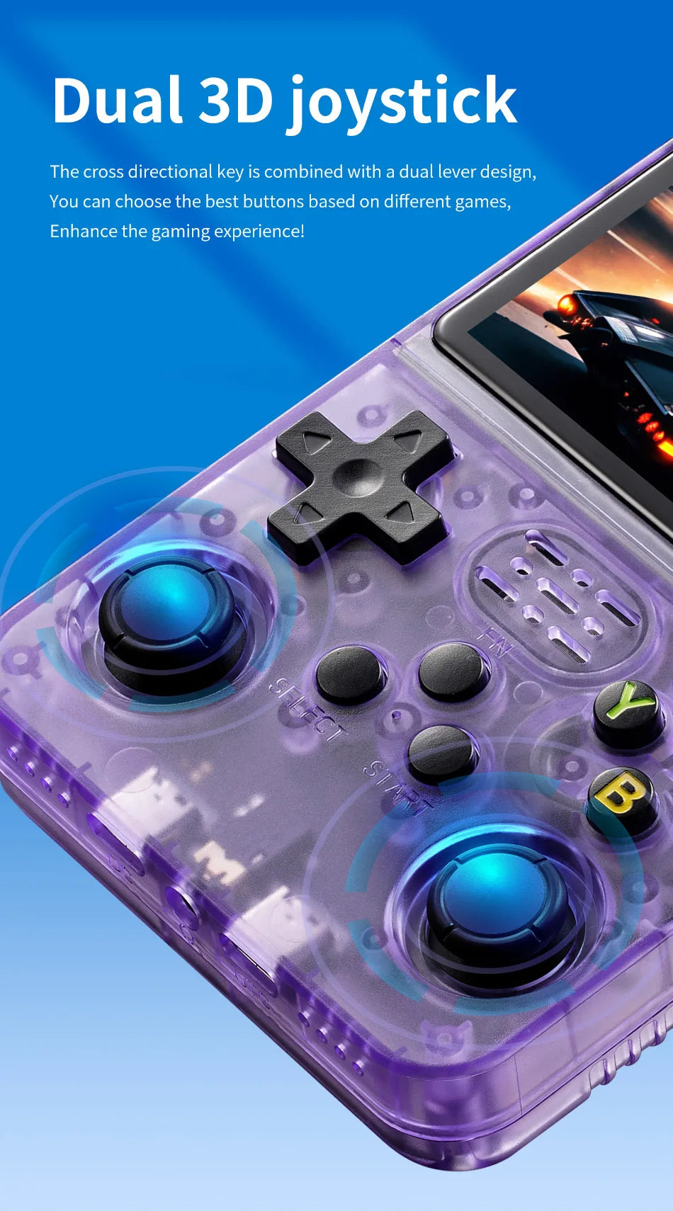 R36S Retro Handheld Game Console – 20,000+ Classic Games, Portable Gaming System
